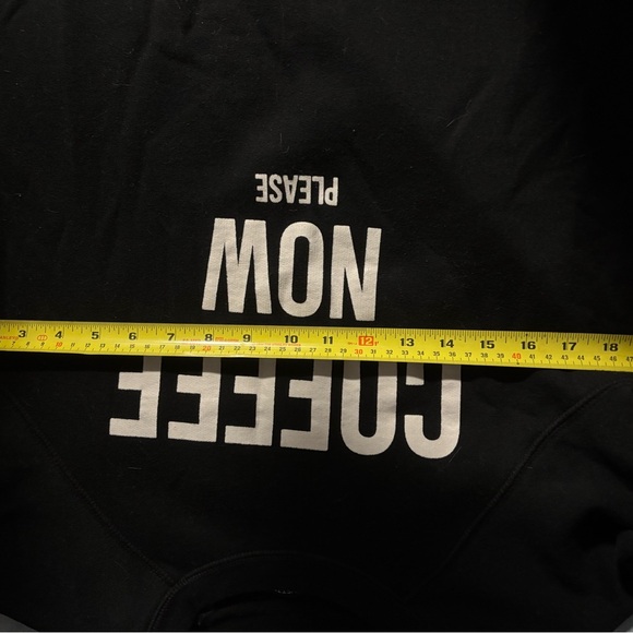 Brunette The Label Black 'Coffee Now Please' Sweatershirt - Picture 4 of 4